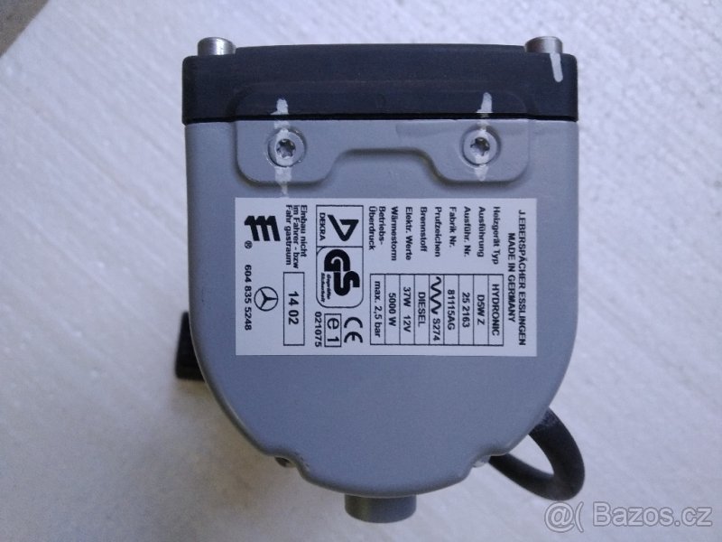 mercedes - prihrev, nezávislé topení, bufik - 2