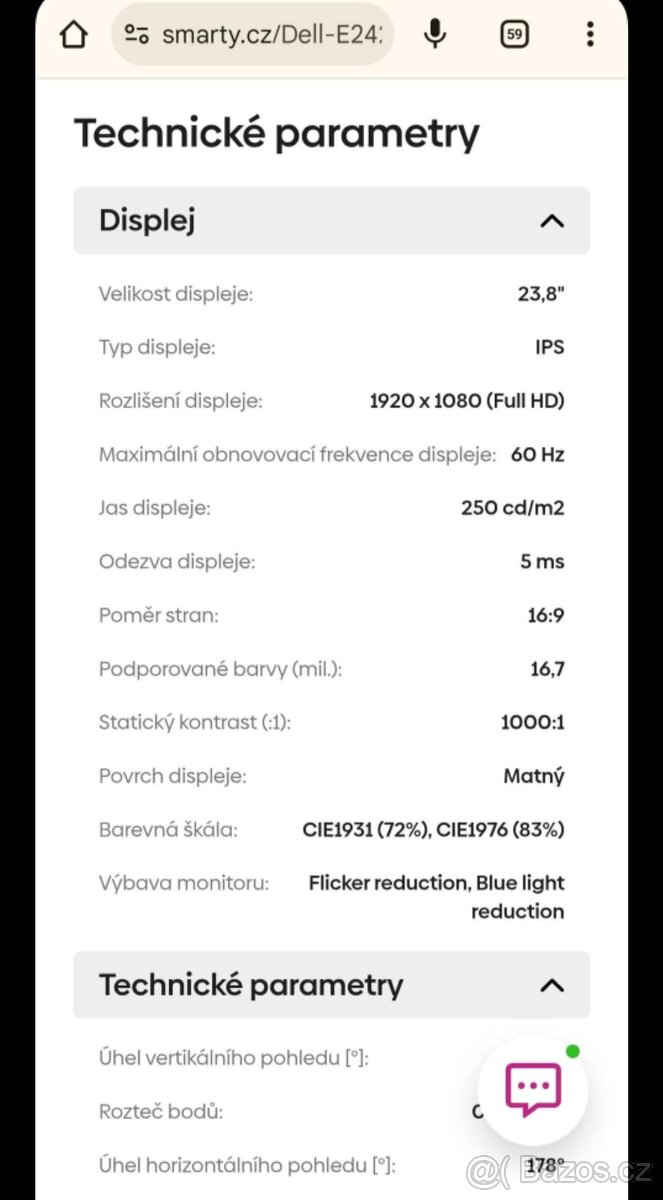 Monitor DELL E2420 HS - 2