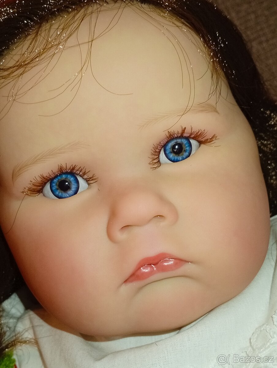 Realistická Reborn panenka buclatá holčička - 2