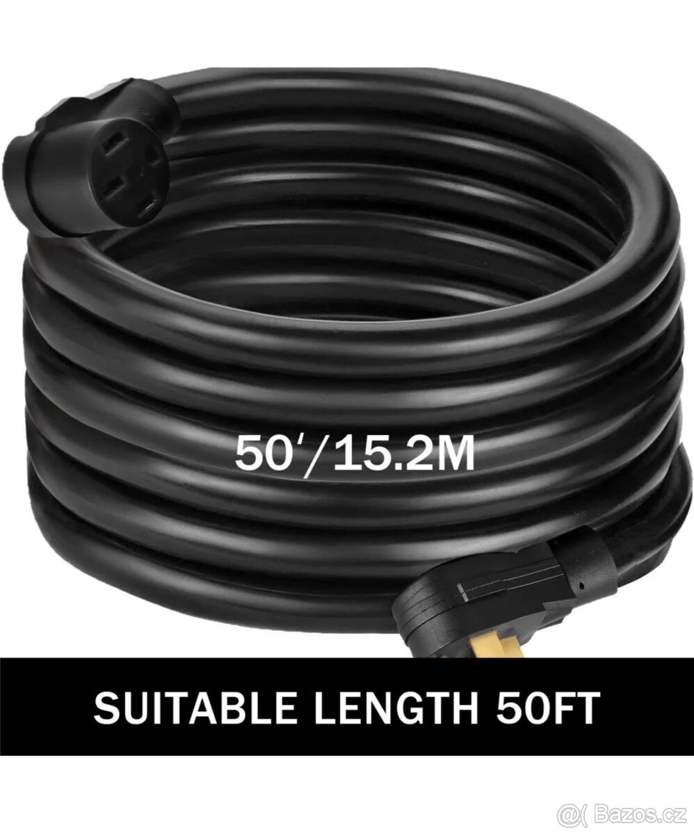 15m prodlužovací kabel 8AWG/4C 40A - 2