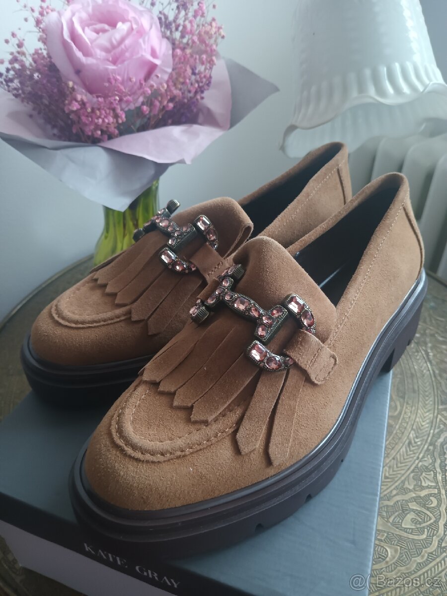 Nové kožené mokasíny - 2