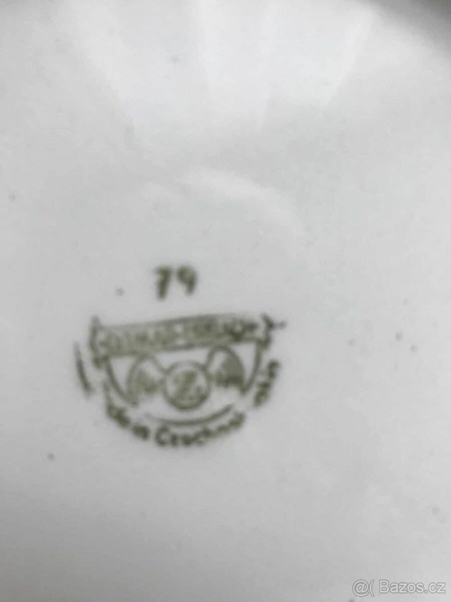 5 keramických dezertních talířů - 2