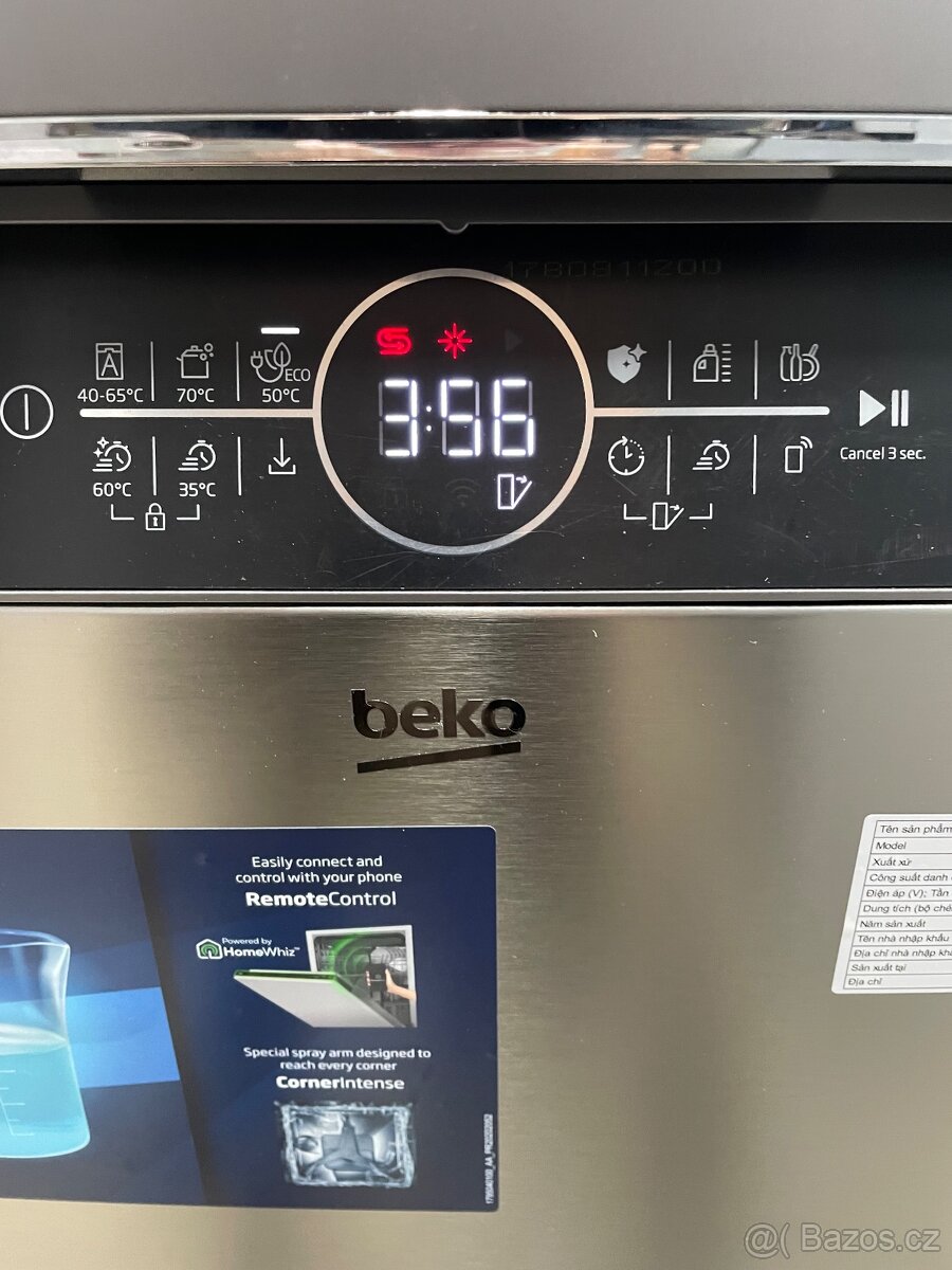 Nepoužitá myčka Beko BDFN36641XA - 2