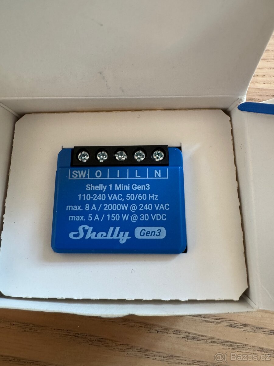 Shelly 1 mini wifi relé - 2
