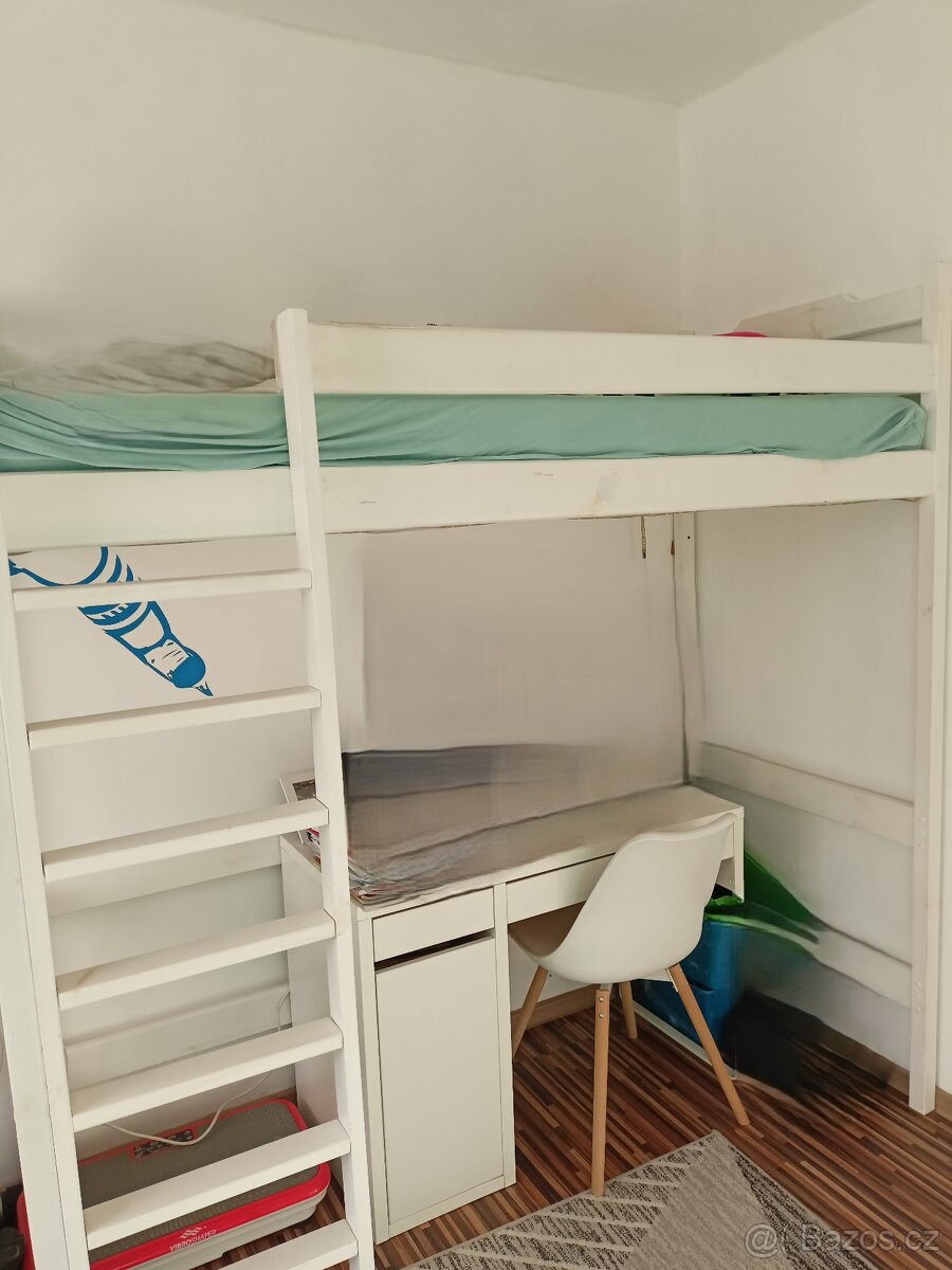 vyvýšená postel z masivu - 2