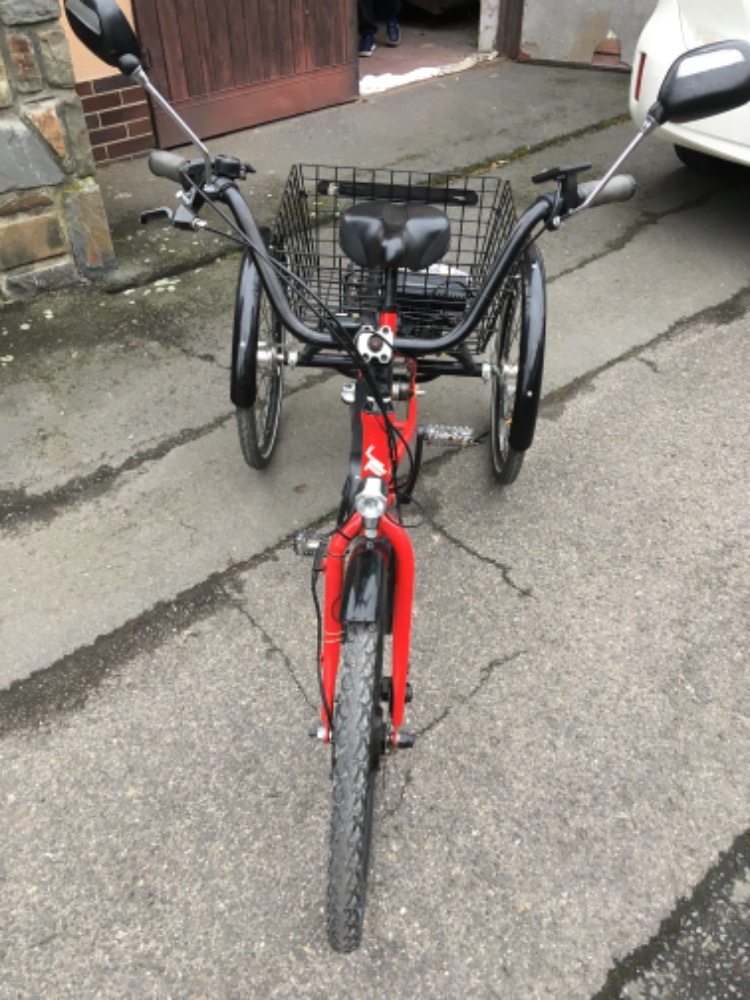 elektrická šlapací tríkolka 24´´ pro seniory - 2