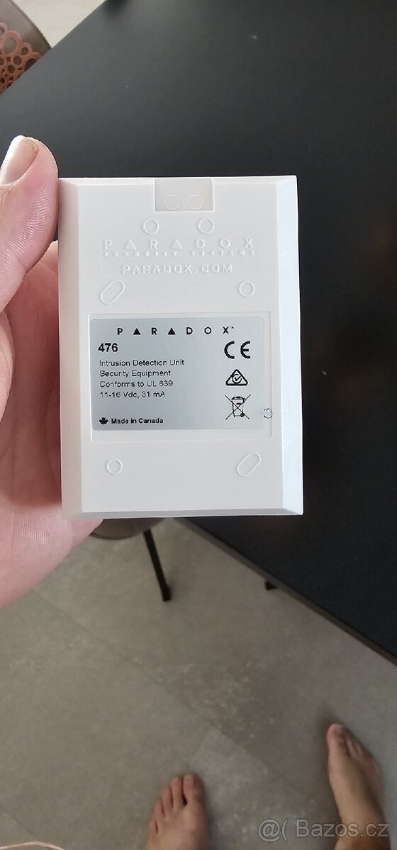Paradox čidla pir - 2