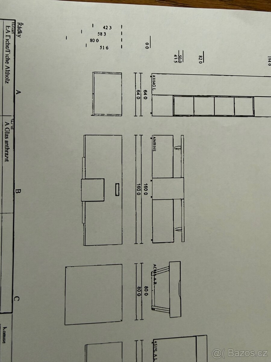Prodám konferenční stolek zn.Voglauer - 2