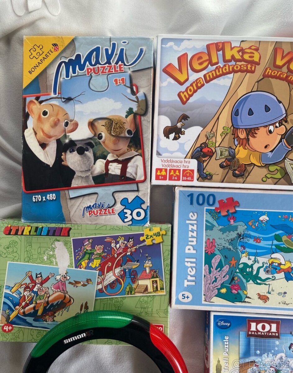 velký set deskových her a puzzle pro děti - 2