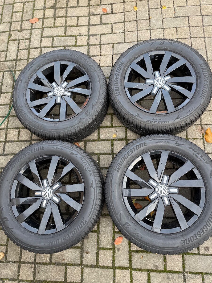 ORIGINÁL Alu Volkswagen ARAGON R16, 5x112 - TOP, ZIMNÍ - 2