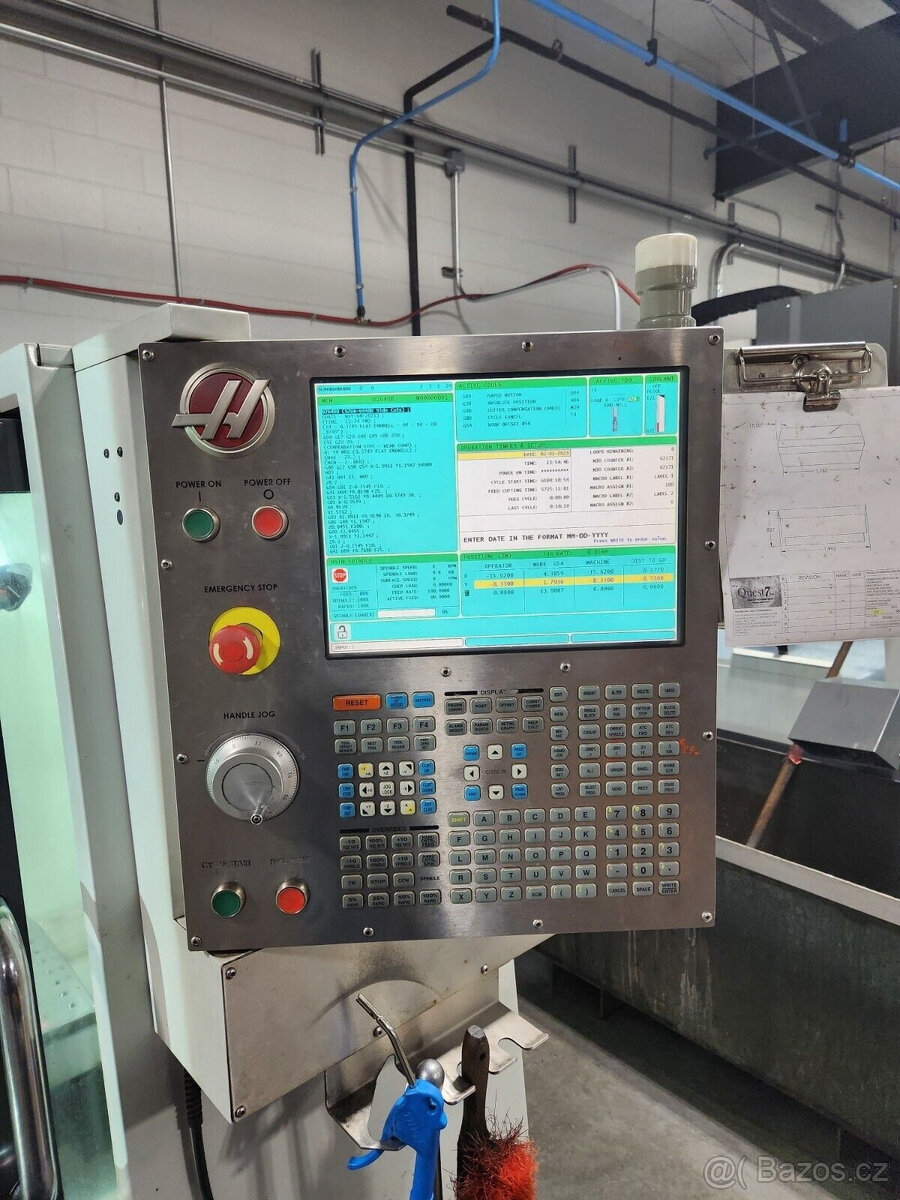 Vertikální obráběcí centrum Haas VF-2YT CNC, rok výroby 2012 - 2