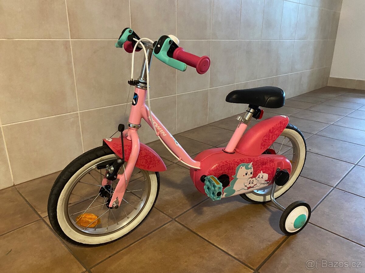 Dětské kolo Decathlon 14” krásný stav - 2