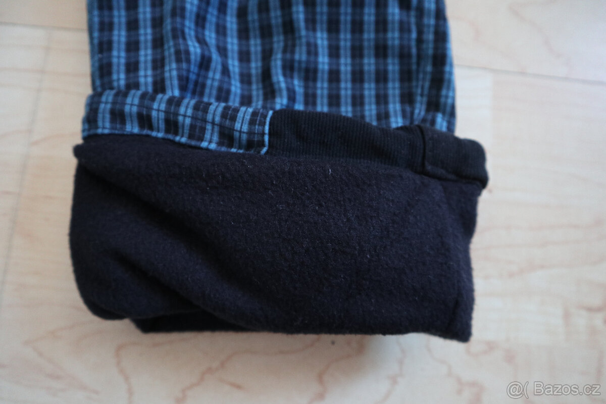 Zateplené kalhoty vel. 122 - 128 - 2