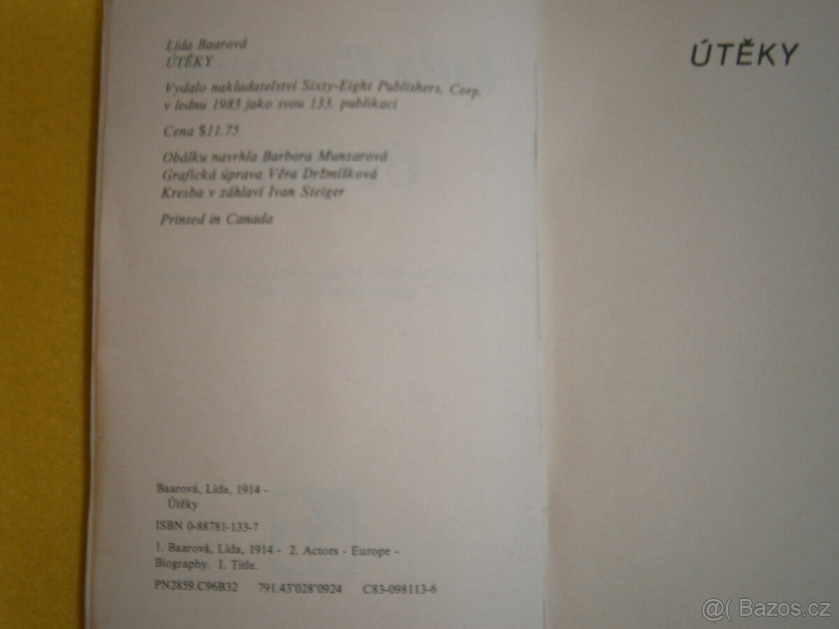 Lída Baarová ÚTĚKY - 2