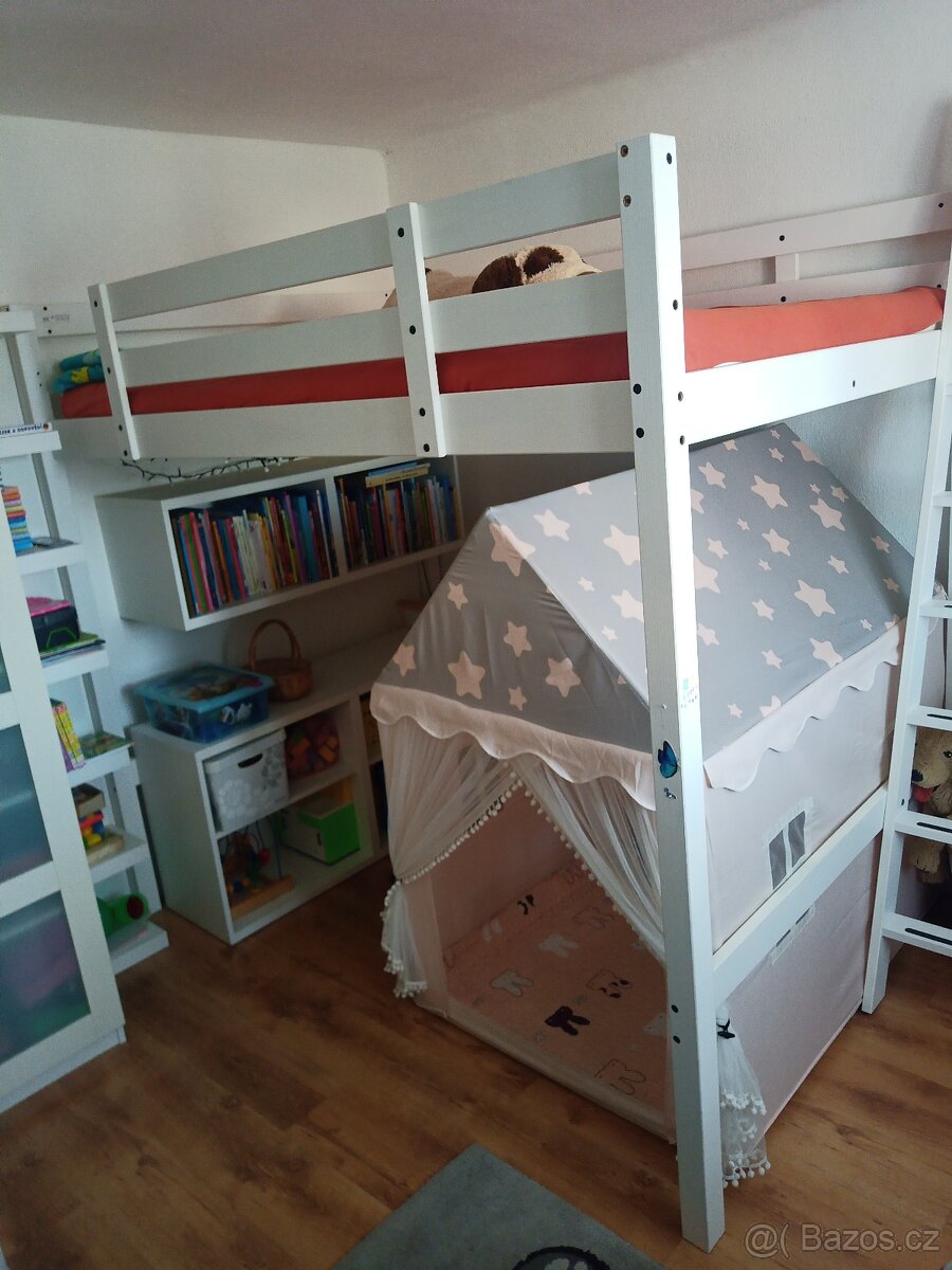 Patrová postel Ikea, stan - 2