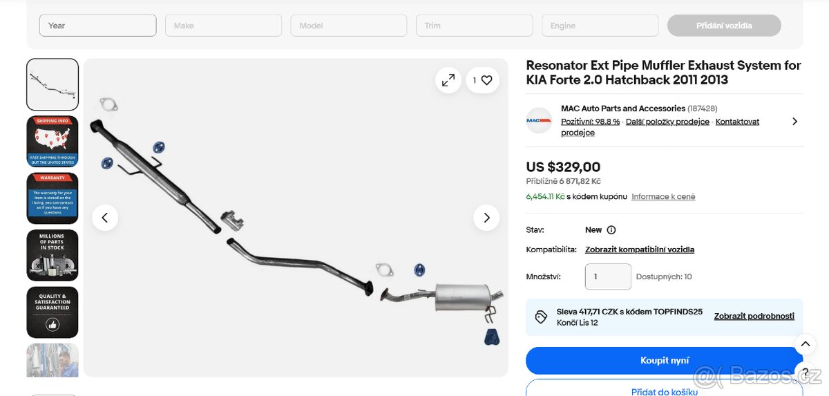 KIA CEED 2,0 2011-2013 - 2