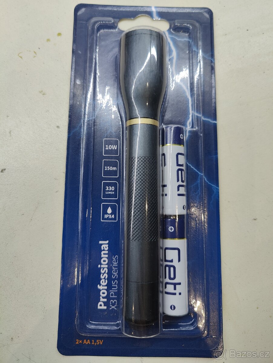 Prodám novou baterku, LED svítilnu X3 plus - 2