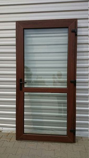 Vchodové dveře antracit nebo ořech 100x210 - 2