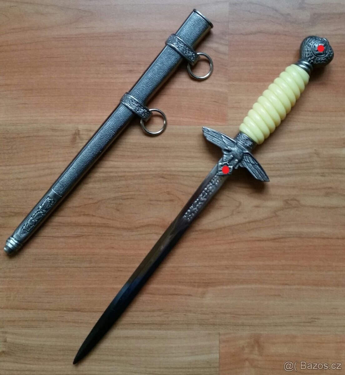 NĚMECKÝ KORDÍK LUFTWAFFE - pěkná replika Denix - 2