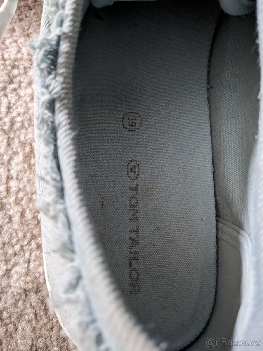 Džínové tenisky Tom Tailor vel. 39 - 2