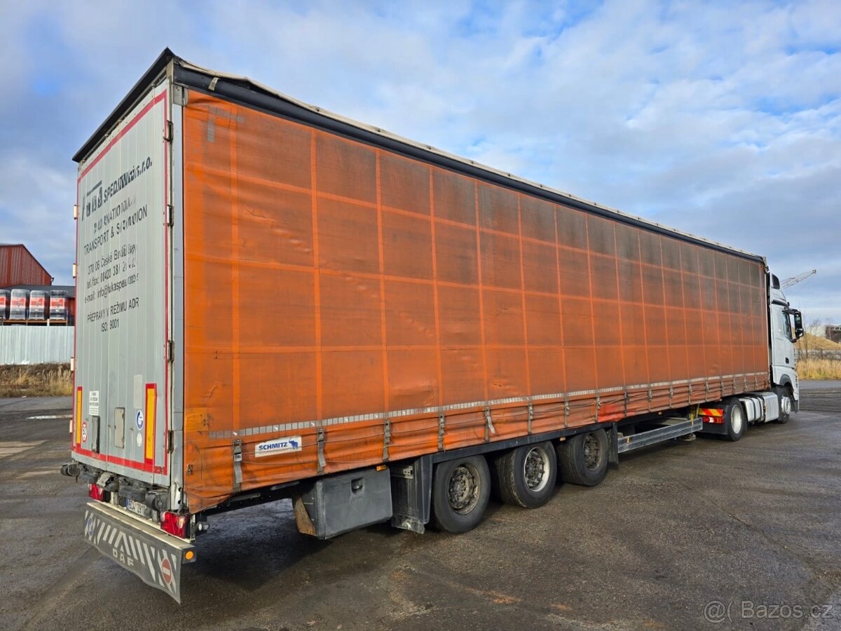 PLACHTOVÝ NÁVĚS SCHMITZ CARGOBULL MEGA 2014 - 2