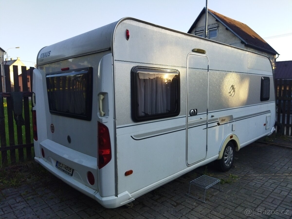 Karavan Knaus Azur 500 rv 2013 solár - 2