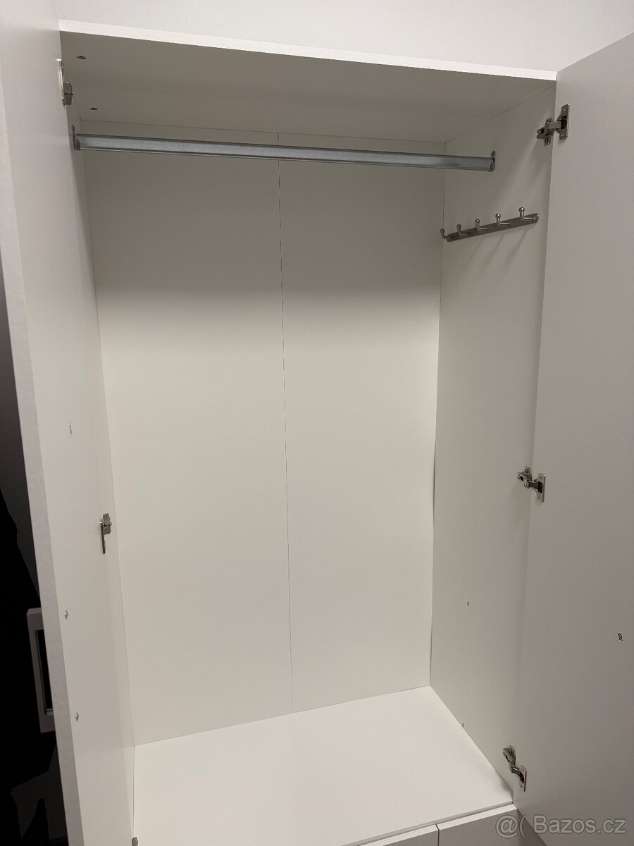 Šatní Skříň - Bílá (JYSK ELLESTED) - 2