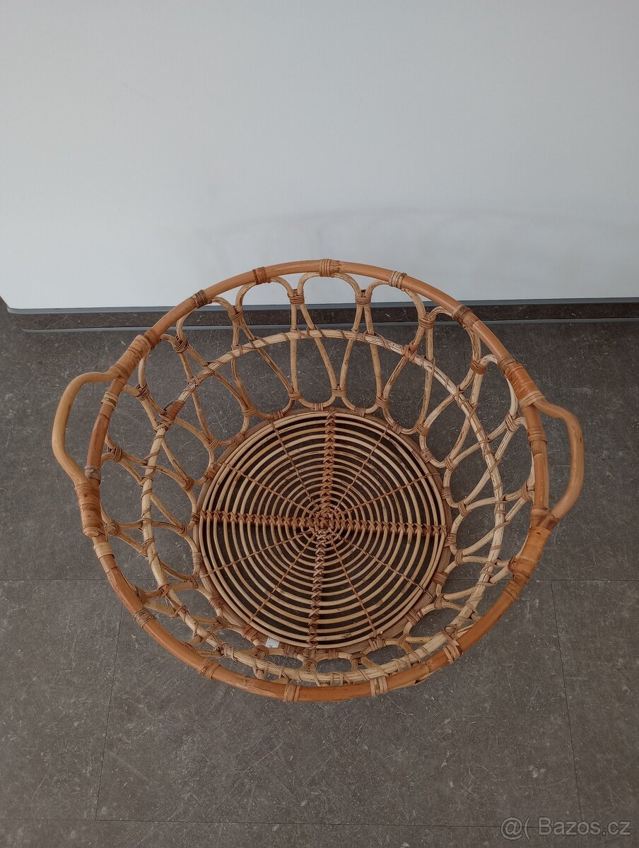 Ratanový, bambusový koš. - 2
