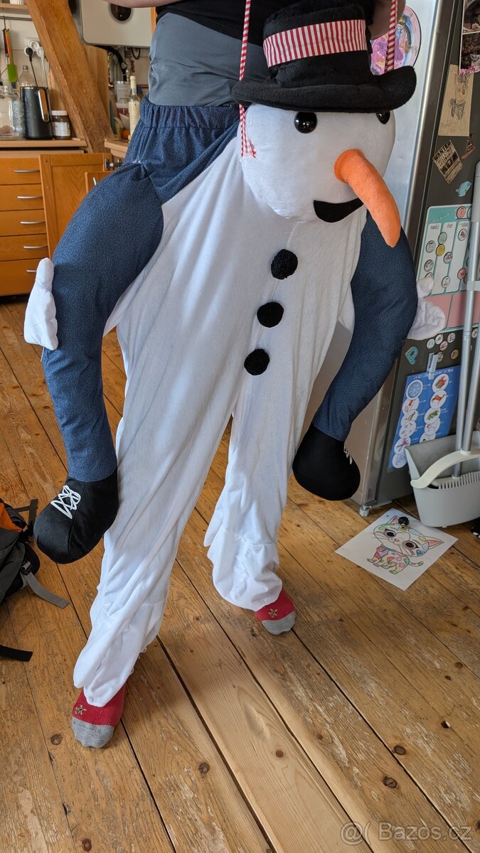 Kostým sněhuláka pro dospělé, maškarní - 2