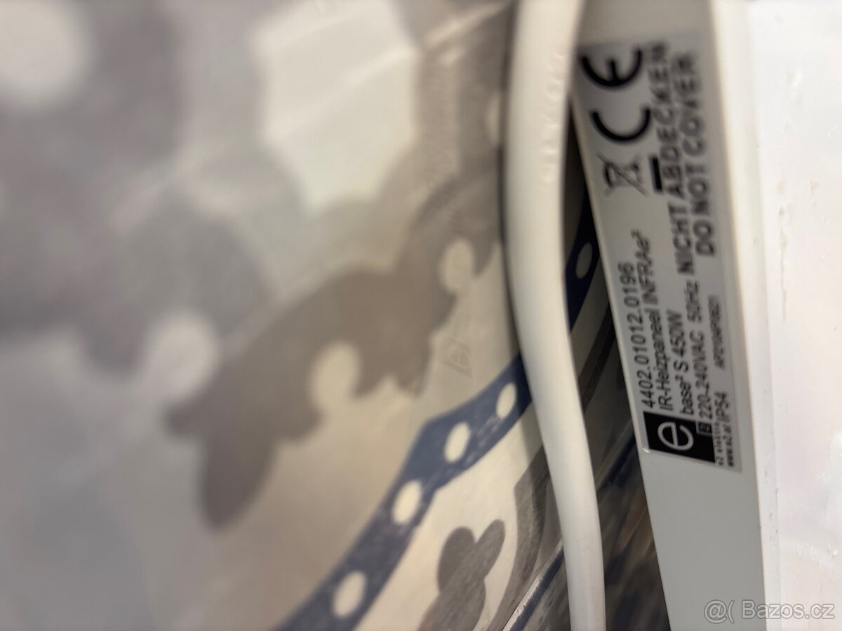 Bílý infrapanel 50 X 90 cm - 2