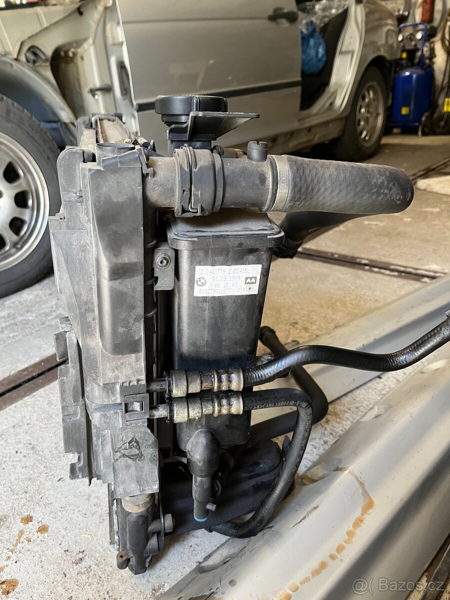 BMW e46 chladiče - před facelift 100kW 2.0 d - 2