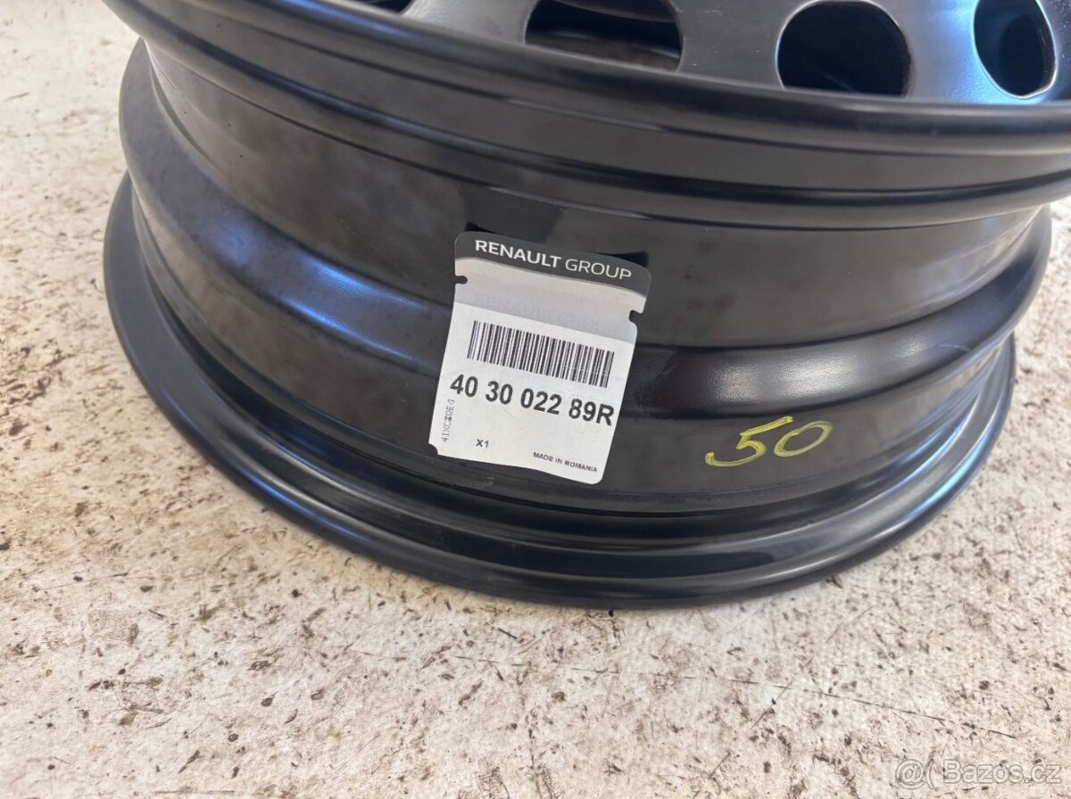 Plechový disk 15" nový Renault, Dacia (50) - 2