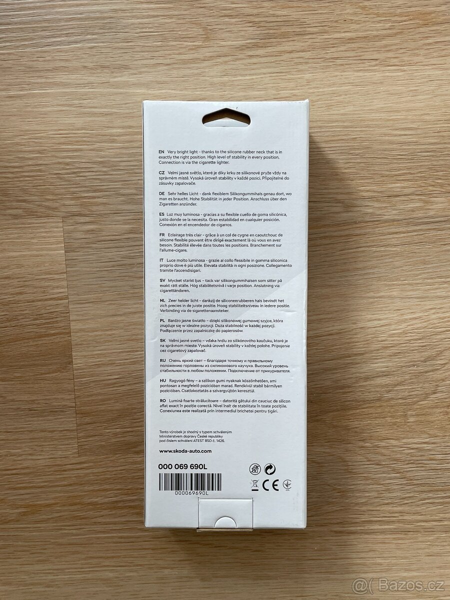 Škoda – Originální lampa na čtení - 2