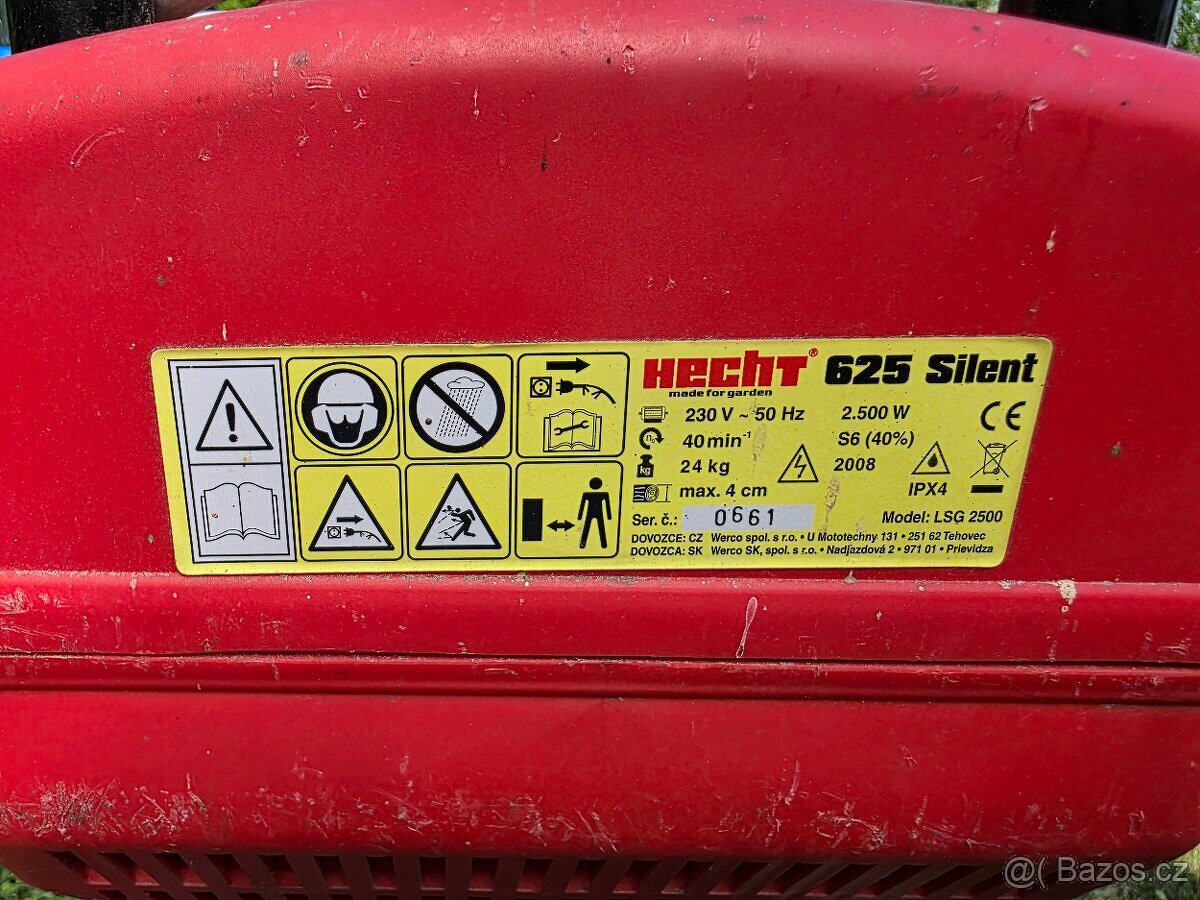 Hecht 625 Silent - štěpkovač - 2