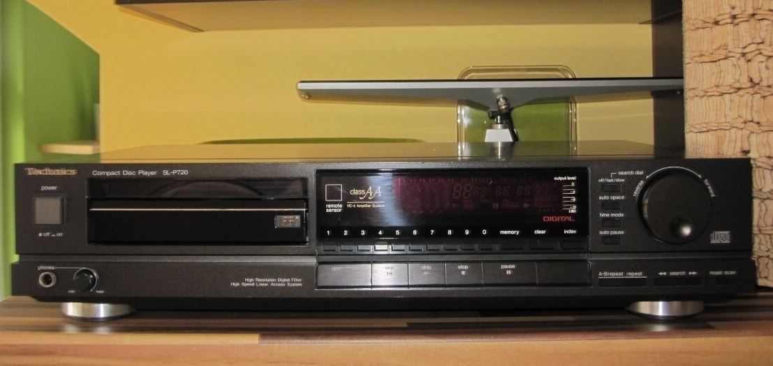 Technics SL-P 720 Class AA Vintage cd player-PRODÁM - 2