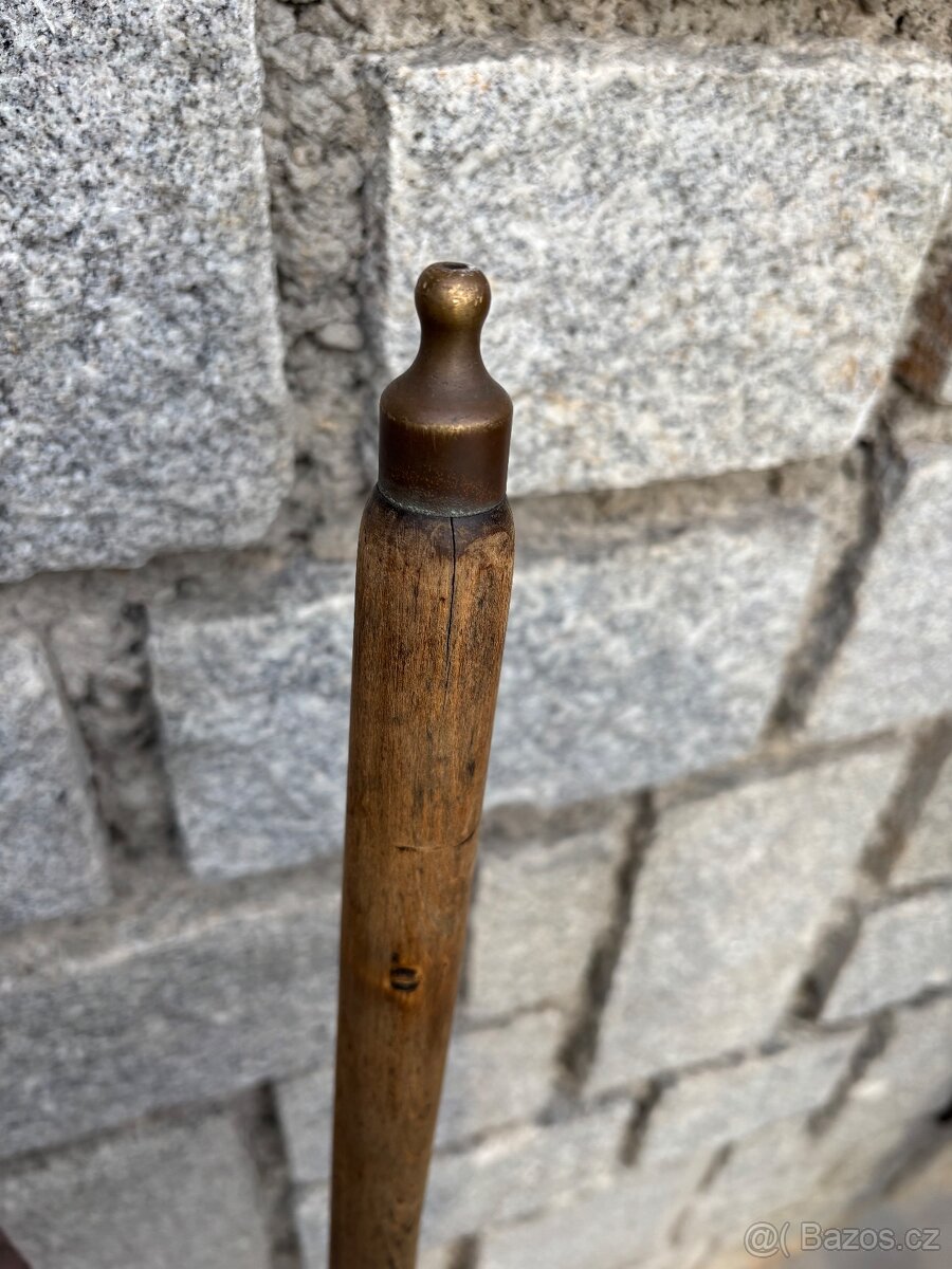 Starožitná sklářská píšťala 2 kusy - 2