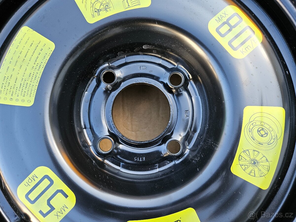 Dojezdové Peugeot Citroen Opel 4x108 125/80 R15 - 2