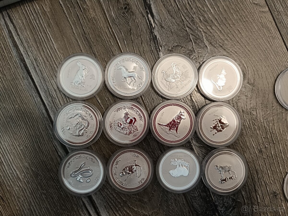 Lunární série I, Austrálie 2008–2019. 1oz. 300.000 ks - 2