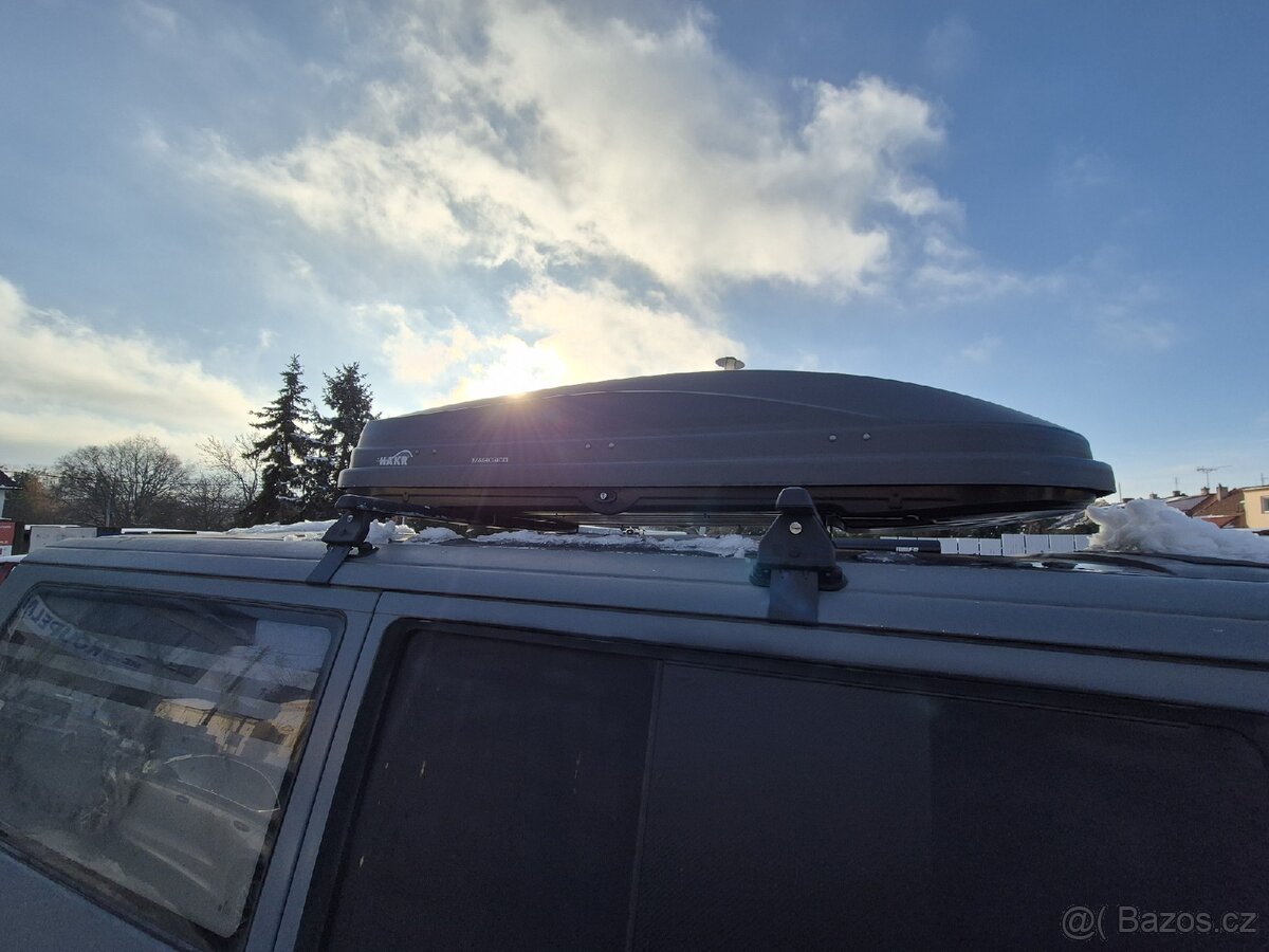 Střešní box Hakr magic 400 šedý - 2