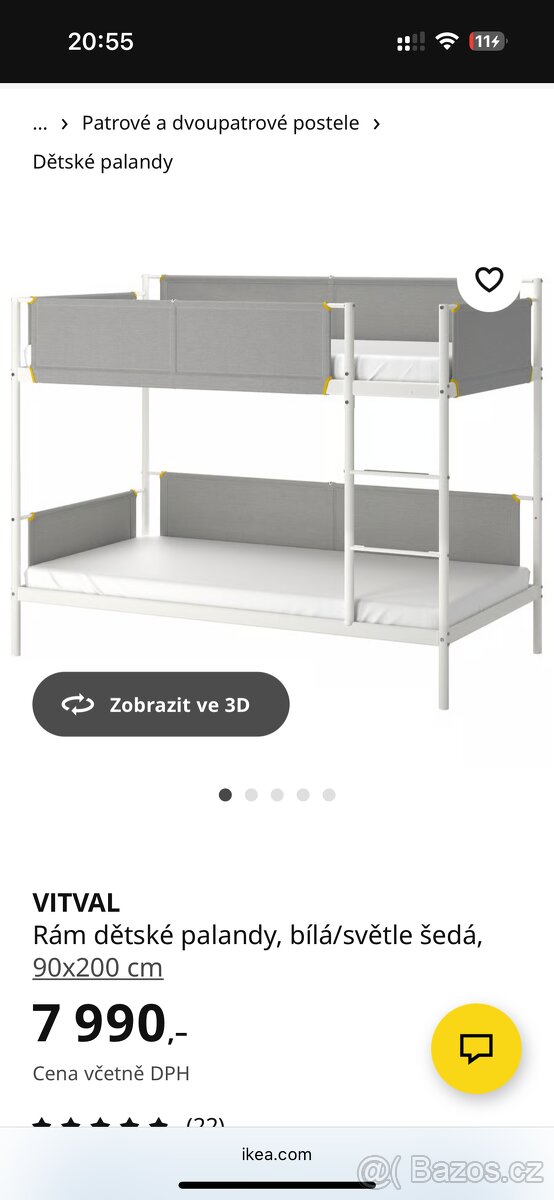 Palanda / Patrová postel IKEA - 2