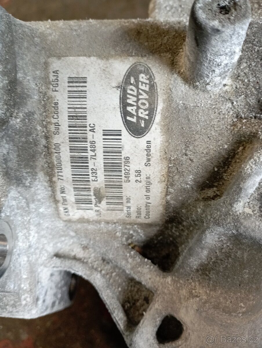 RANGE ROVER EVOQUE 2,0D RV 8/2018 ROZVODOVKA ÚHLOVÁ PŘEVODO - 2
