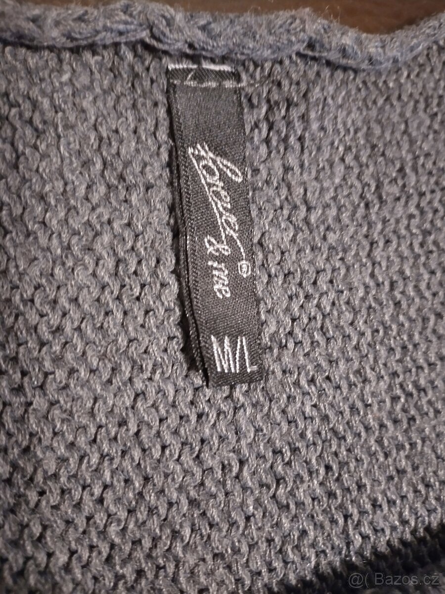 Dámské šedivé svetry vel. M - 2