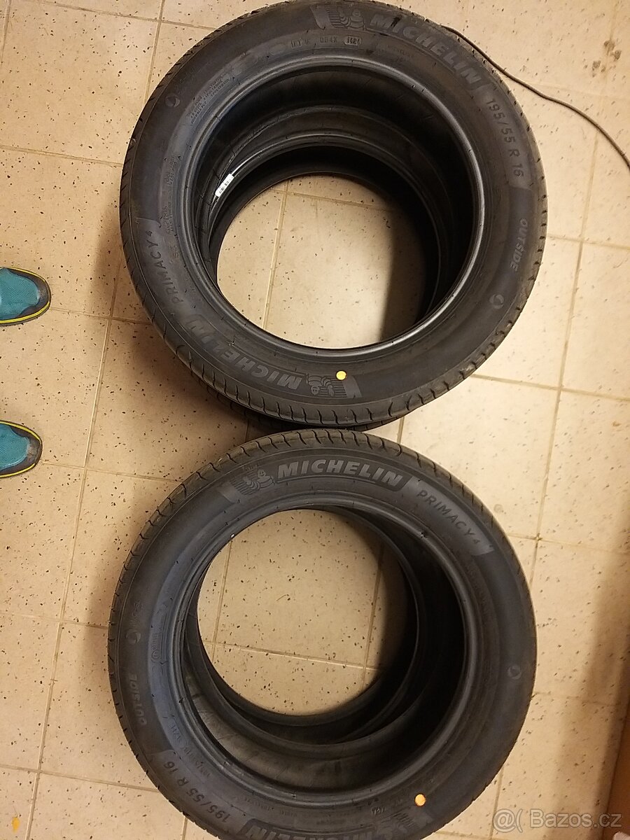 Nová letní sada pneu Michelin Primacy 4 195/55 R16 - 2