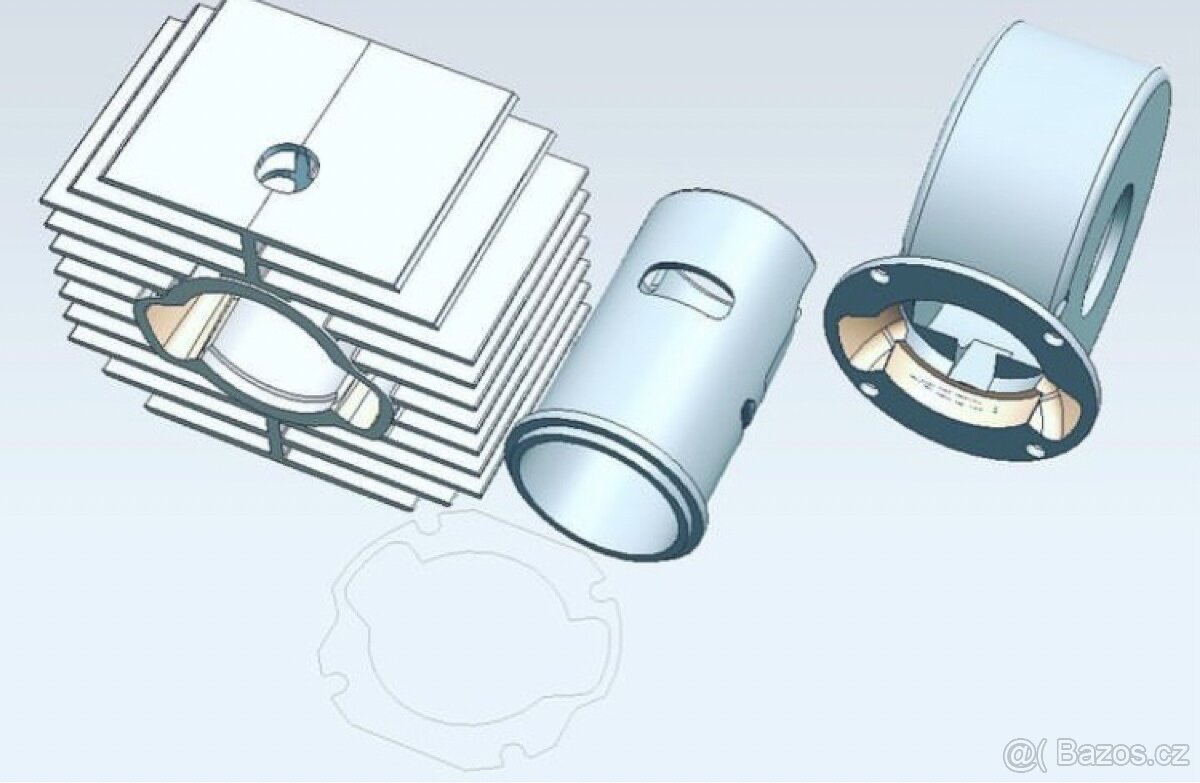 Vložka 70cc pro Babettu 207, 210, 215, Stella… - 2