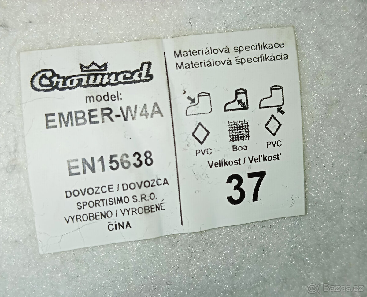 dívčí brusle Crowned, vel. 37 - 2