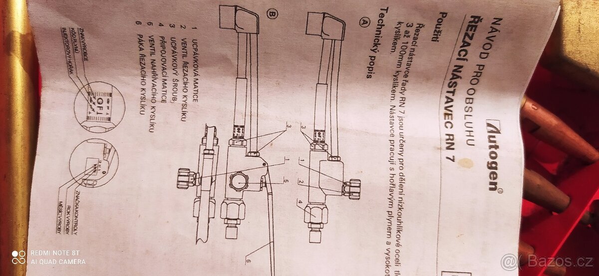 Sada plynových hořáků - 2