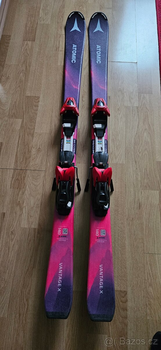 Prodám lyže atomic, délka 140 cm - 2