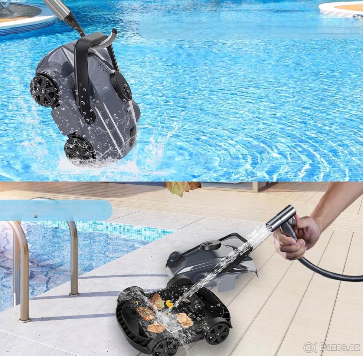 Automatický robotický čistič bazénů 5200Ah - 2