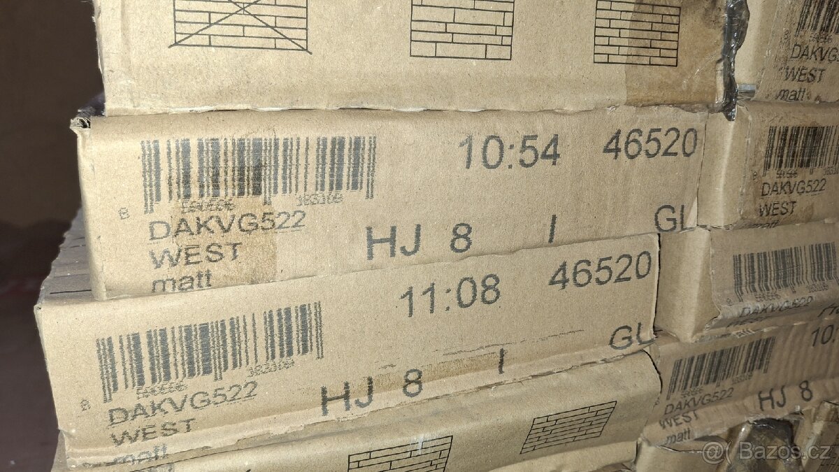 Dlažba Fineza West tmavě hnědá 20x120 cm - 2