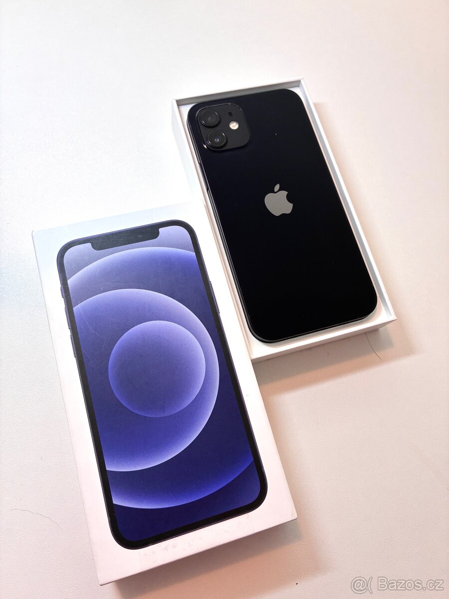 IPhone 12 64gb černý, 84% baterie - 2